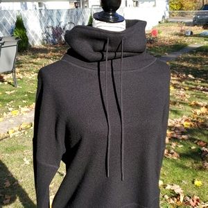 Ugg ▪︎ Women's Black Merino Wool Funnel Neck Sweater, Size L, NWT
